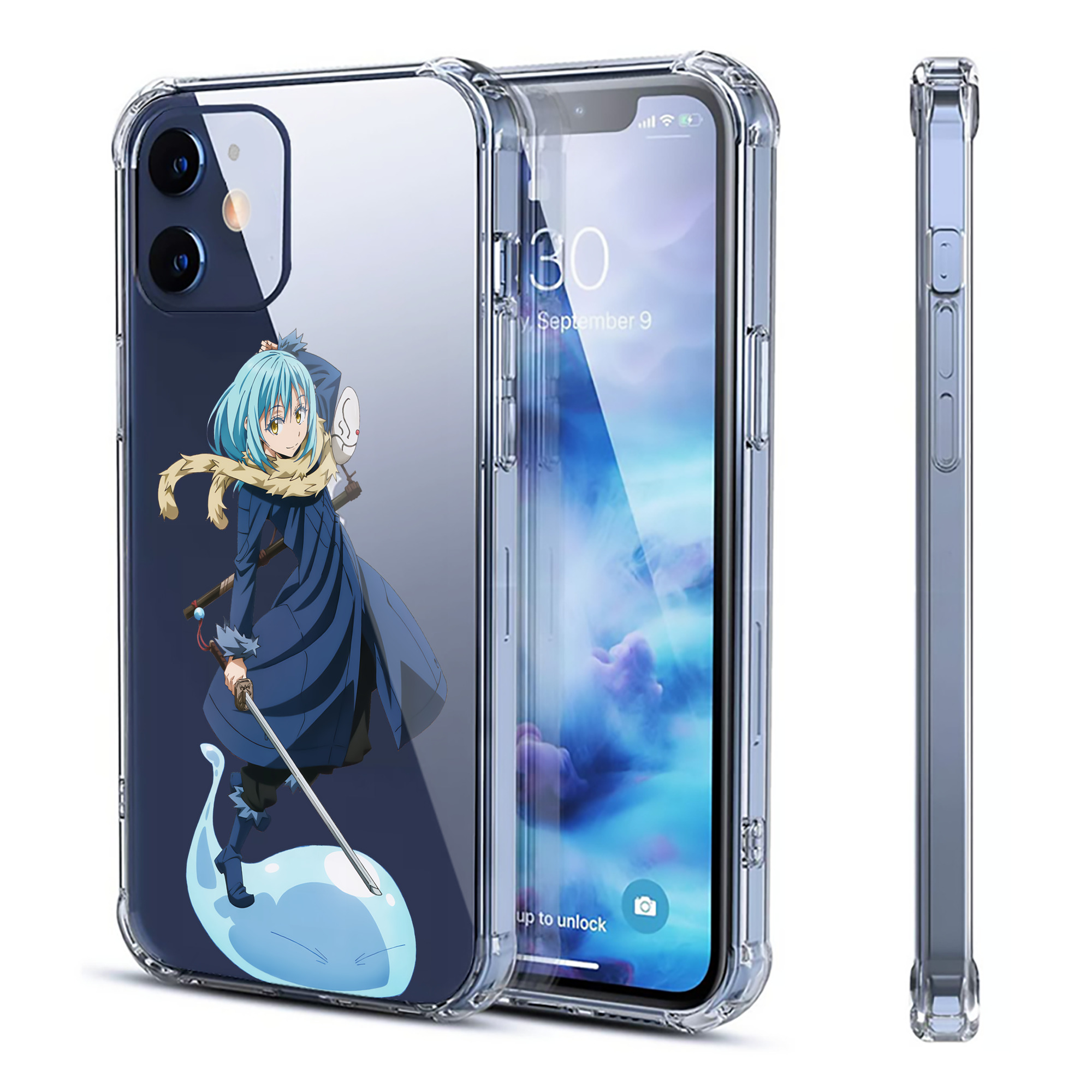 （画像用） 転スラ Regarding Reincarnated to Slime 【iPhone 12シリーズ対応】透明スマホケース（クリアソフトケース）